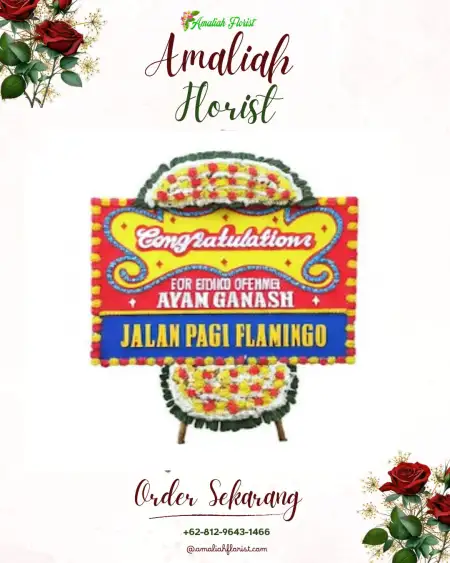 Sewa Papan Bunga Air Teluh